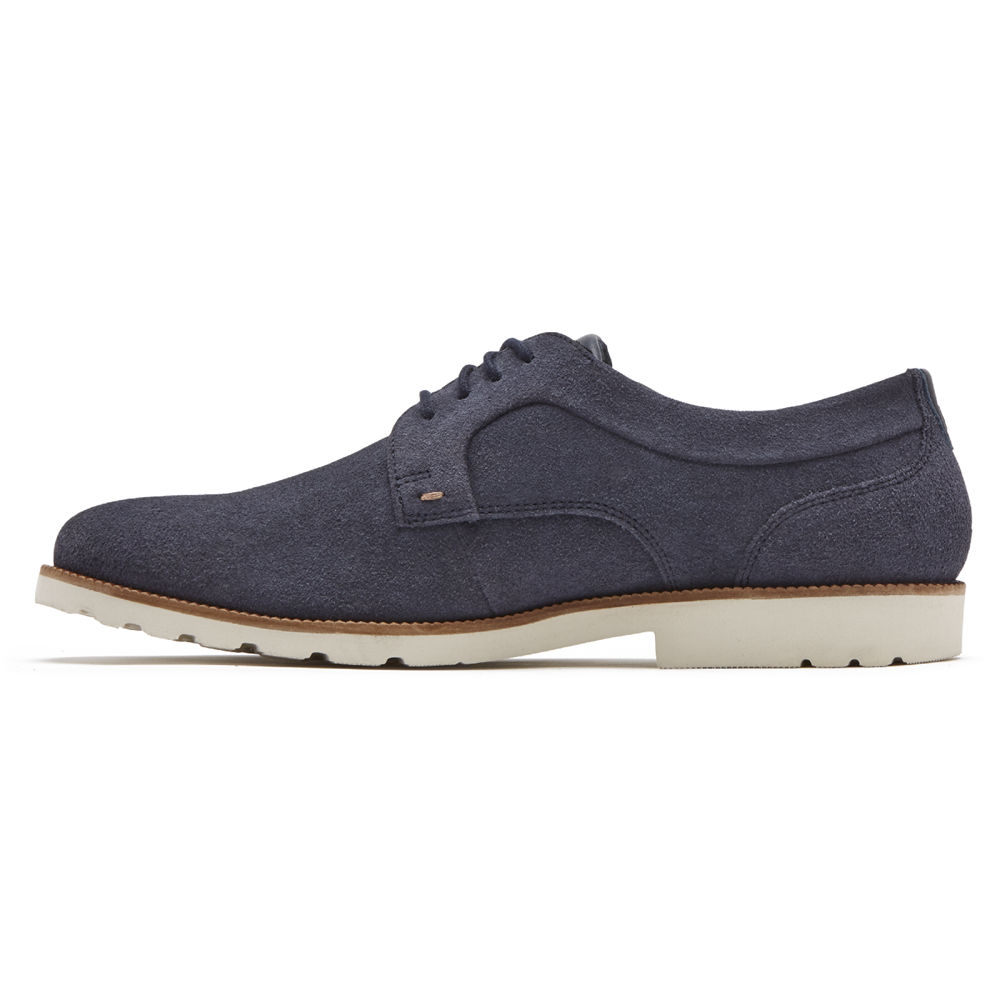 Rockport Singapore Mens Oxfords - Sharp & Ready 2 Plain Toe Blue - AN6587314